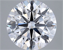Lab Grown Diamond 2.93 Carats, Round with Excellent Cut, D Color, VVS2 Clarity and Certified by GIA