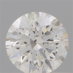 Picture of Natural Diamond 0.45 Carats, Round with Excellent Cut, H Color, SI2 Clarity and Certified by IGI