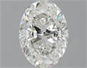 Diamante Natural 1.51 quilates, Ovalado , Color J, claridad SI2 y certificado GIA