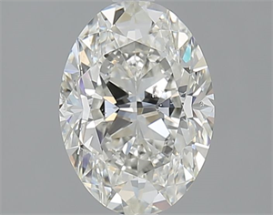 Foto Diamante Natural 1.51 quilates, Ovalado , Color J, claridad SI2 y certificado GIA de