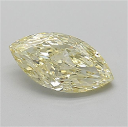 Picture of Lab Grown Diamond 1.26 Carats, Marquise with  Cut, Fancy Intense Yellow Color, VS1 Clarity and Certified by IGI