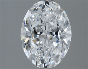 Foto Diamante Natural 1.81 quilates, Ovalado , Color D, claridad SI1 y certificado GIA de