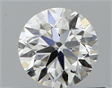 Natural Diamond 0.50 Carats, Round with Very Good Cut, G Color, SI1 Clarity and Certified by GIA