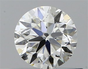 Picture of Natural Diamond 0.50 Carats, Round with Very Good Cut, G Color, SI1 Clarity and Certified by GIA
