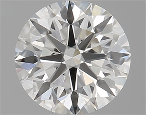 Picture of Natural Diamond 0.91 Carats, Round with Excellent Cut, H Color, IF Clarity and Certified by GIA