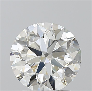 Foto Diamante Natural 1.70 quilates, Redondo , Color I, claridad SI1 y certificado GIA de