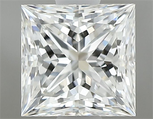 Picture of Natural Diamond 0.80 Carats, Princess with  Cut, H Color, VVS1 Clarity and Certified by GIA