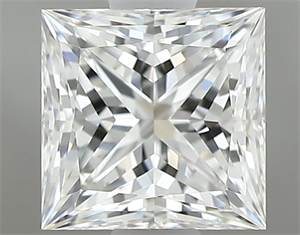 Picture of Natural Diamond 0.80 Carats, Princess with  Cut, H Color, VVS1 Clarity and Certified by GIA