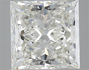 Foto Diamante Natural 3.01 quilates, Princesa , Color H, claridad VVS2 y certificado IGI de
