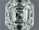 Natural Diamond 1.00 Carats, Asscher with  Cut, J Color, VVS1 Clarity and Certified by IGI