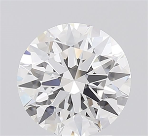 Picture of Lab Grown Diamond 2.10 Carats, Round with Ideal Cut, E Color, VVS1 Clarity and Certified by IGI