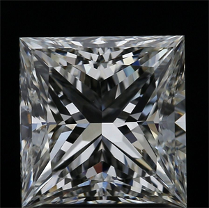 Picture of Natural Diamond 2.06 Carats, Princess with  Cut, I Color, VVS1 Clarity and Certified by GIA