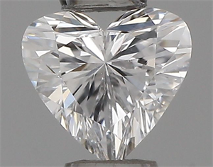 Picture of Natural Diamond 0.23 Carats, Heart with  Cut, D Color, VS2 Clarity and Certified by IGI