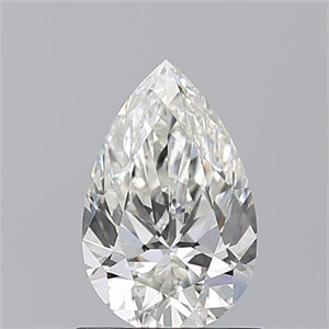 Picture of Natural Diamond 0.96 Carats, Pear with  Cut, H Color, VS2 Clarity and Certified by GIA