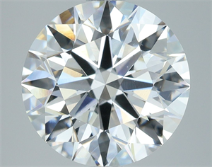 Picture of Natural Diamond 2.50 Carats, Round with Excellent Cut, G Color, VS2 Clarity and Certified by GIA