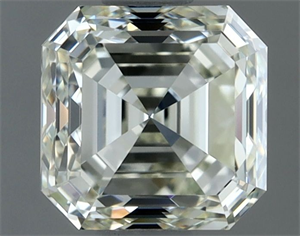 Picture of Natural Diamond 1.01 Carats, Asscher with  Cut, J Color, VVS1 Clarity and Certified by IGI
