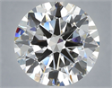 Del inventario de diamantes de laboratorio, 5.10 quilates, Redondo , Color F, claridad VVS2 y certificado IGI
