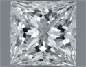 Natural Diamond 0.61 Carats, Princess with  Cut, H Color, VS2 Clarity and Certified by GIA