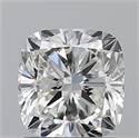 Natural Diamond 1.50 Carats, Cushion with  Cut, H Color, VVS1 Clarity and Certified by GIA