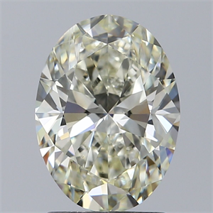 Picture of Natural Diamond 1.70 Carats, Oval with  Cut, M Color, VS1 Clarity and Certified by GIA