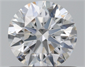 Diamante Natural 0.63 quilates, Redondo , Color E, claridad VVS1 y certificado GIA