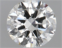 Natural Diamond 0.40 Carats, Round with Very Good Cut, I Color, VS2 Clarity and Certified by GIA