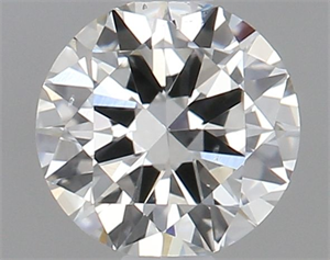 Picture of Natural Diamond 0.40 Carats, Round with Very Good Cut, I Color, VS2 Clarity and Certified by GIA