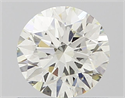 Natural Diamond 0.70 Carats, Round with Excellent Cut, I Color, VVS1 Clarity and Certified by IGI
