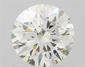 Picture of Natural Diamond 0.70 Carats, Round with Excellent Cut, I Color, VVS1 Clarity and Certified by IGI
