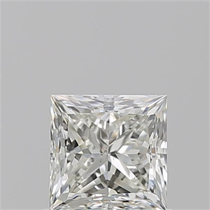 Picture of Natural Diamond 0.90 Carats, Princess with  Cut, J Color, SI1 Clarity and Certified by GIA