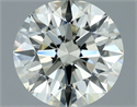 Natural Diamond 1.00 Carats, Round with Excellent Cut, K Color, VVS2 Clarity and Certified by IGI