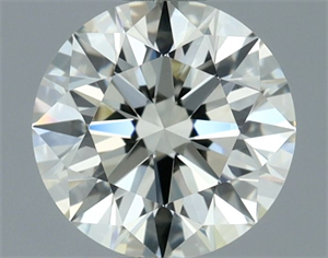Picture of Natural Diamond 1.00 Carats, Round with Excellent Cut, K Color, VVS2 Clarity and Certified by IGI