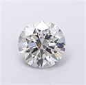 Lab Grown Diamond 1.10 Carats, Round with Ideal Cut, H Color, VVS2 Clarity and Certified by IGI