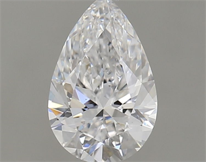 Picture of Natural Diamond 0.56 Carats, Pear with  Cut, D Color, VS1 Clarity and Certified by GIA