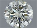 Natural Diamond 1.50 Carats, Round with Excellent Cut, L Color, VVS2 Clarity and Certified by IGI