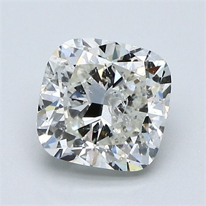 Picture of Natural Diamond 1.33 Carats, Cushion with  Cut, K Color, I1 Clarity and Certified by GIA