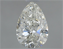 Natural Diamond 0.71 Carats, Pear with  Cut, I Color, SI1 Clarity and Certified by GIA