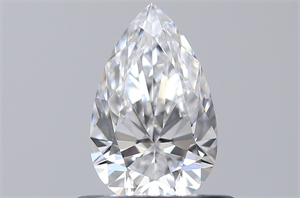 Picture of Natural Diamond 0.48 Carats, Pear with  Cut, D Color, VVS1 Clarity and Certified by GIA