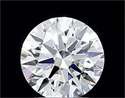 Lab Grown Diamond 1.02 Carats, Round with Ideal Cut, D Color, VS1 Clarity and Certified by IGI