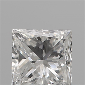 Picture of Natural Diamond 0.23 Carats, Princess with  Cut, F Color, VVS1 Clarity and Certified by IGI