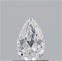 Diamante Natural 0.50 quilates, De pera , Color D, claridad VS2 y certificado GIA