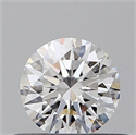 Natural Diamond 0.46 Carats, Round with Excellent Cut, D Color, VS1 Clarity and Certified by GIA