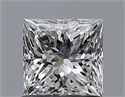 Natural Diamond 0.91 Carats, Princess with  Cut, G Color, VS1 Clarity and Certified by GIA