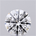 Lab Grown Diamond 2.91 Carats, Round with Ideal Cut, D Color, VS1 Clarity and Certified by IGI