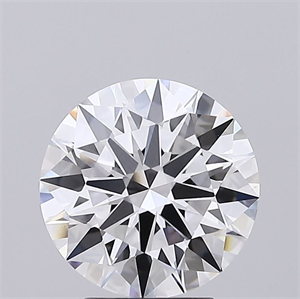 Picture of Lab Grown Diamond 2.91 Carats, Round with Ideal Cut, D Color, VS1 Clarity and Certified by IGI