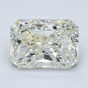Picture of Natural Diamond 4.02 Carats, Radiant with  Cut, L Color, SI1 Clarity and Certified by GIA