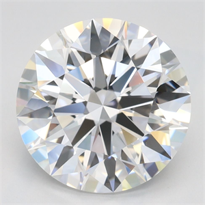 Picture of Lab Grown Diamond 3.64 Carats, Round with Ideal Cut, D Color, VVS1 Clarity and Certified by IGI