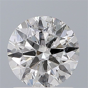 Picture of Natural Diamond 1.01 Carats, Round with Excellent Cut, F Color, I1 Clarity and Certified by GIA