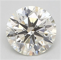 Natural Diamond 0.70 Carats, Round with Excellent Cut, K Color, VS2 Clarity and Certified by GIA