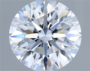 Picture of Lab Grown Diamond 1.10 Carats, Round with Excellent Cut, E Color, VVS1 Clarity and Certified by IGI